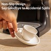 Sweese 2 Ounce Espresso Cups with Saucers, Porcelain Espresso Cups