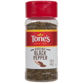 Tone's Ground Black Pepper, 1.62 Ounce