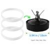 3 Pack Rubber Gaskets Replacement，BEBEEPOO Rubber Gaskets 3.94 inch Sealing