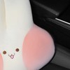 Car Headrest Pillow Blush Bunny Soft Skin Friendly Cute Cartoon