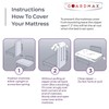 Guardmax Heavy Duty Vinyl Queen Zippered Mattress Encasement - Waterproof