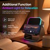 Foldable Phone Stand with Induction Speaker & Light – 5000mAh