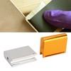 2pcs Leather Edge Slicker Gold Silver Aluminium Alloy Leather Trimming