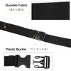TRIWONDER 25 mm Black Nylon Webbing Strap with Adjustable Buckles,