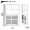 NOTASA Shed Windows 2 Pack, Chicken Coop Windows 12" x
