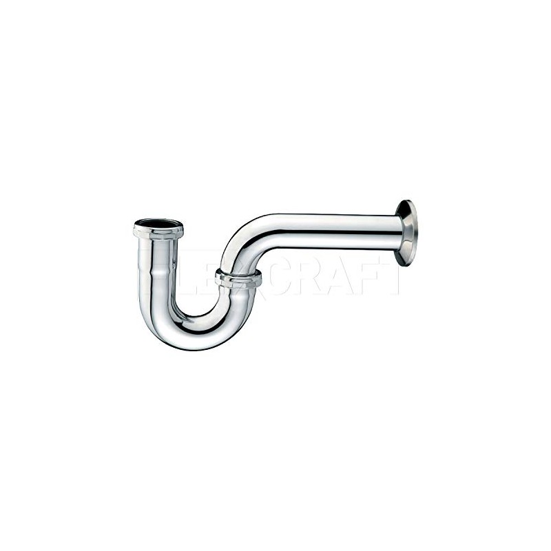 Highcraft 34I34 Trap with Box Escutcheon, Plug, for Tubular Drain