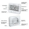 ALEENFOON Digital Bathroom Clock, IP54 Waterproof Shower Clock with Temperature