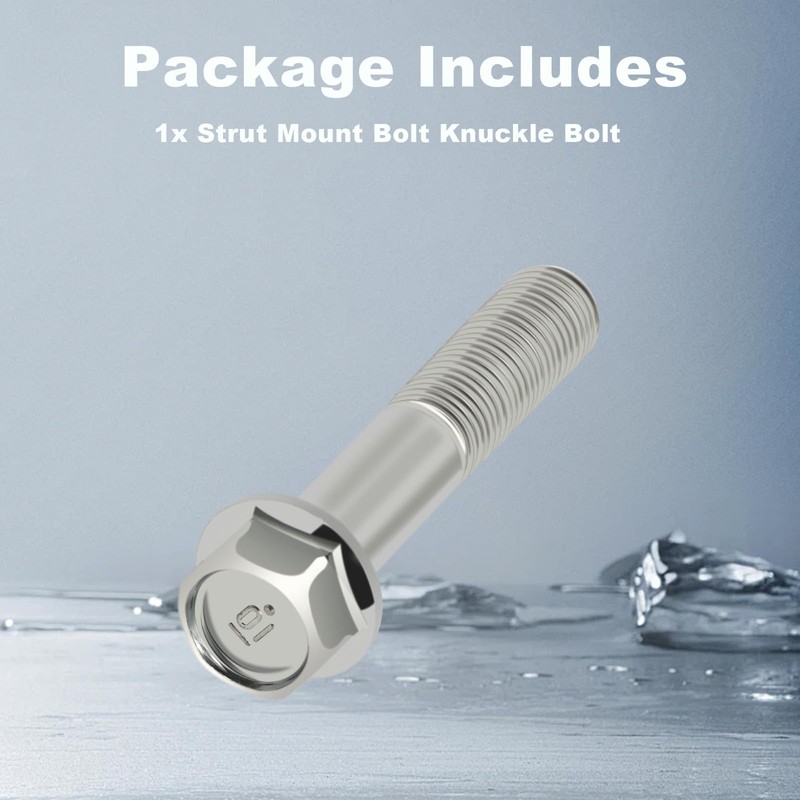 LESHIAUTO M12x64 Suspension Strut Flange Mount Bolt Knuckle Bolt Compatible