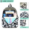 Fuyicat Panda School Backpack Set for Girls, 3-in-1 Kids Teens