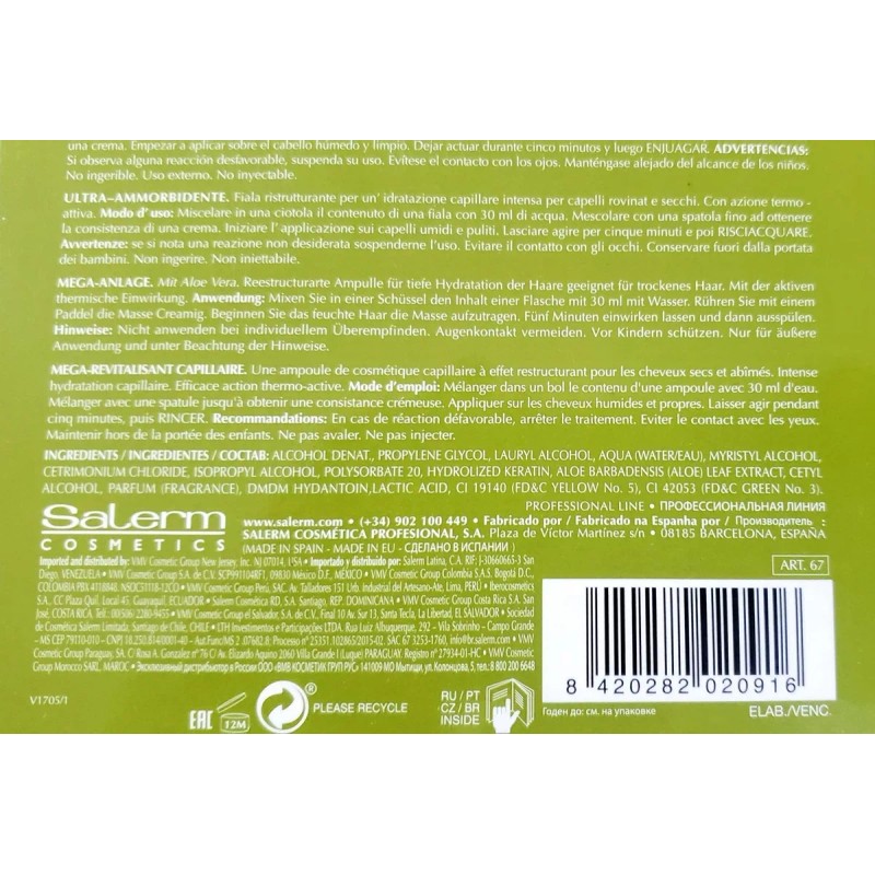 Salerm Germen Trigo Salerm Mask 200ml + Ampolletas Mega Conditioner