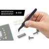 Scotle Tweezers ESD-15 Anti-Static Coated Standard 125 mm Curved Pencil