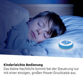 TechniSat TECHNIFANT Schlummerlicht – Stufenlos dimmbares Nachtlicht mit integriertem, aufladbarem Akku (Touch-Bedienung, Magnetisch, Klebepad, Augenfreundliches Licht, LED, portabel, microUSB) Pink