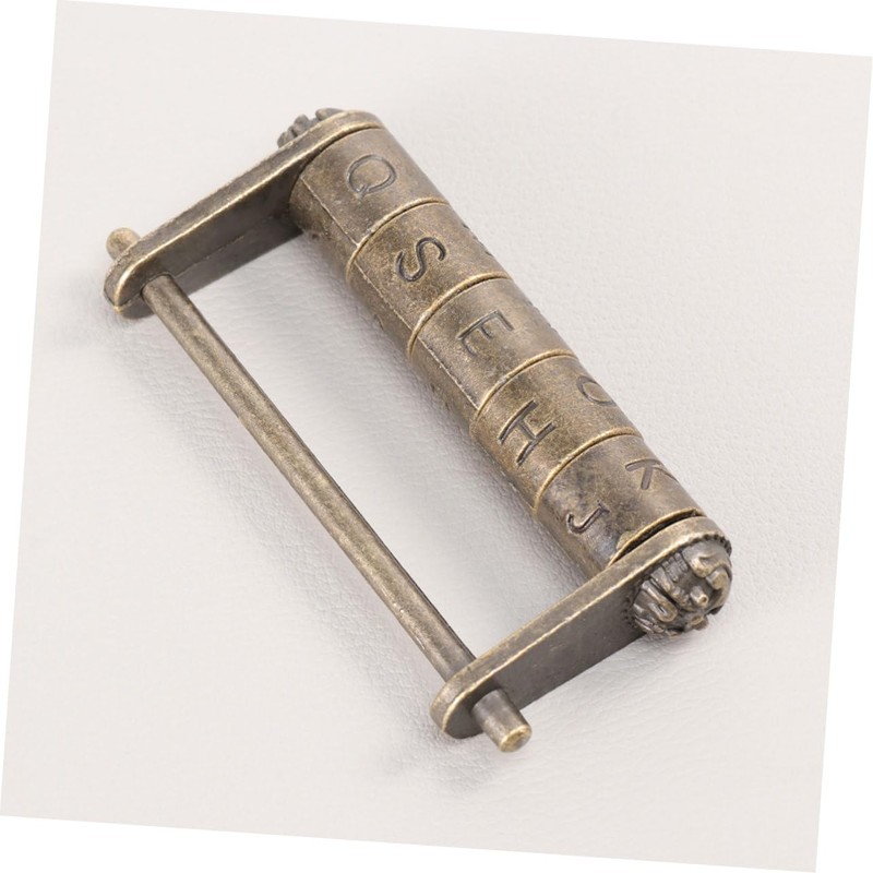 OSALADI Door Lock Keyless Combination Lock English Letter Patterns Retro