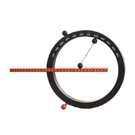 WINBST Magnetic Ball Perpetual Calendar, Table Calendar Manual Desk Calendar for Novelty Office Home Bedroom Decor