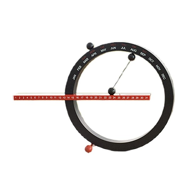 WINBST Magnetic Ball Perpetual Calendar, Table Calendar Manual Desk Calendar