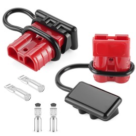 JUSTTOP Connector 2PCS,50Amp 12V to 36V Battery Quick Connect/Disconnect Connector,Wire Connectors Plug Kit for 6 to 12 Gauge Cables,Set for Car Bike ATV Winches Lifts Motors More
