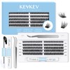 KevKev Lash Extension Kit 120Pcs DIY Lash Extension Kit Lash