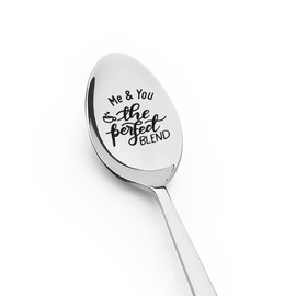 Girlfriend Boyfriend Birthday Gifts for Wife Husband Valentines Day Gifts for Couple Me & You The Perfect Blend Spoon for Him Her Romantic Gifts for Fiance Fiancee I Love You Gifts