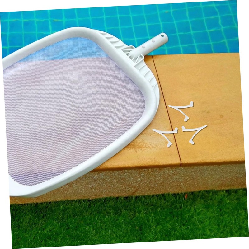 Gatuida 8Pcs Pool Brush V Clips Replacement Attachment Clips for