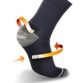 Thermoskin Dynamic Compression Crew Plantar FXT Crew Socks, XL - Extra Large