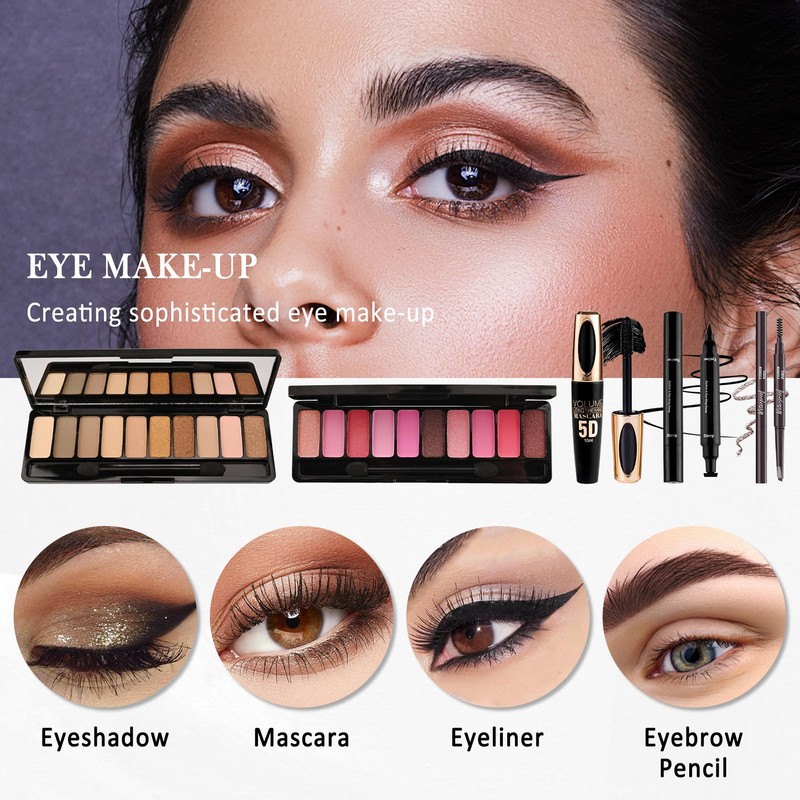All in One Makeup Kit for Women Full Kit,Travel Makeup