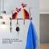 Cat Shape Wall Hook Rack Coat Hat Wall Hanger Holder