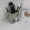 Genuine Calacatta Viola Marble Toothbrush Holders for Bathroom, Natural Marble