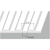 Evergreen Scale Model Plastic Sheet Metal Siding Thickness 1mm Groove