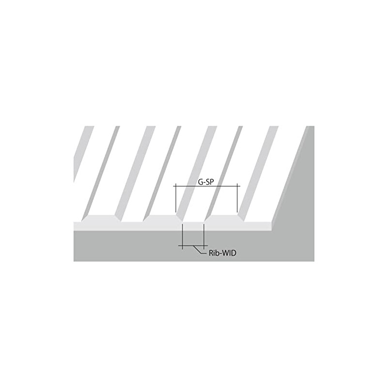 Evergreen Scale Model Plastic Sheet Metal Siding Thickness 1mm Groove