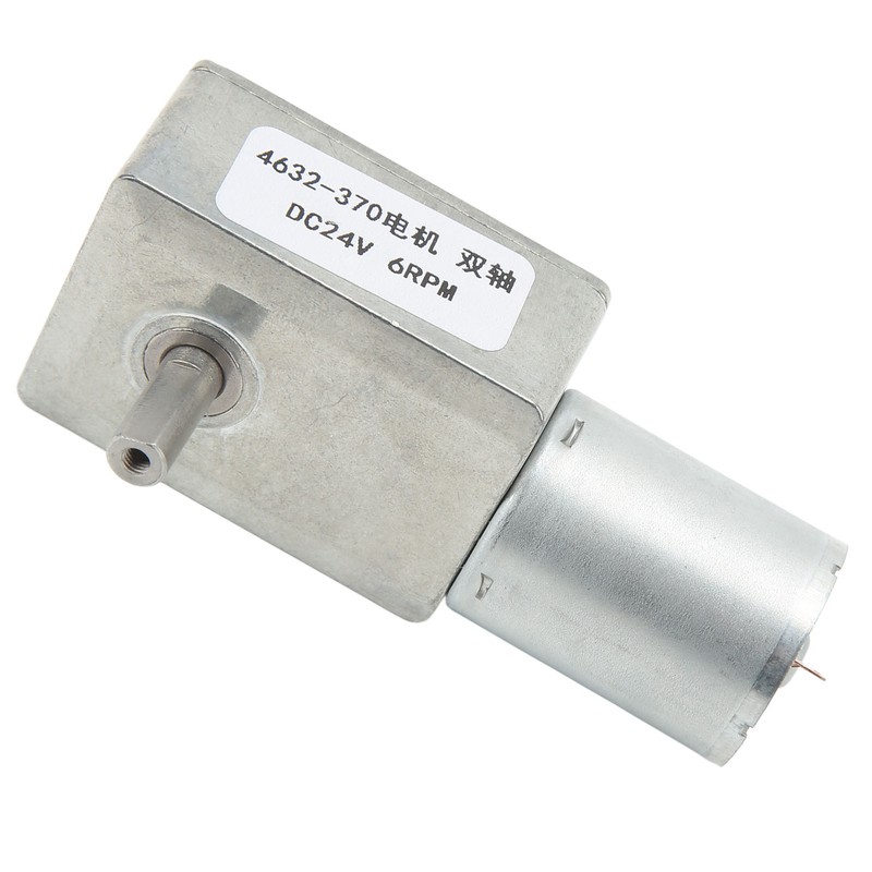 DC24V Double Shaft Worm Gear Motor 4632‑370 High Accuracy Speed