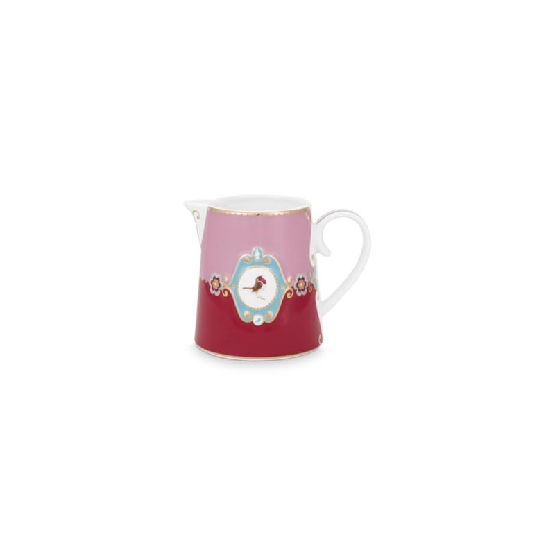 Pip Studio Love Birds Medallion Jug Red/Pink 270 ml