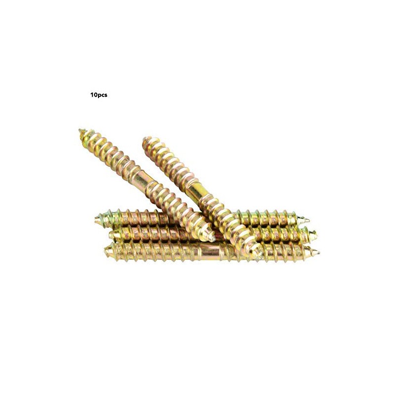 10 pieces 6 x 60 mm centring screw double self-tapping