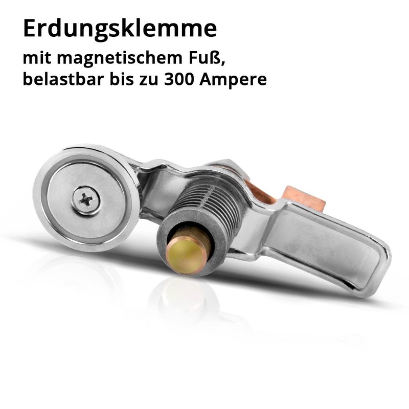 STAHLWERK Magnetic Earth Terminal EC-300 ST/Ground Clamp/Ground Magnet for Welding