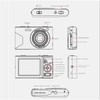 Compact Digital Camera 30MP 1080P HD Smart Pocket Digital Camera