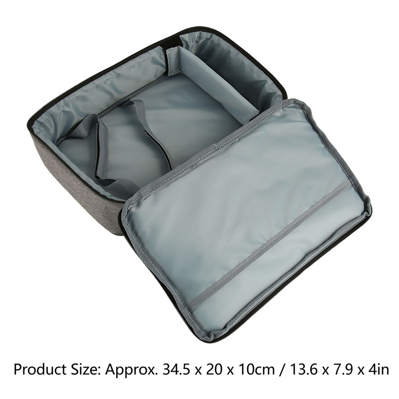 Projector Bag 13.6x7.9x4in Heavy Duty Nylon Portable Projector Carrying Case