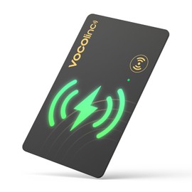 VOCOlinc Air Tag, Card Type, Ultra Thin (0.06 inches (0.16 cm), Compatible with Wireless Charging, Anti-Lost Tag, Card (Compatible with Apple Find Only), Lost Prevention Tag, Smart Tag, Bluetooth