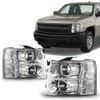 PIT66 LED Bar Headlight, Compatible With Chevy Silverado 1500 2007-2013/Compatible
