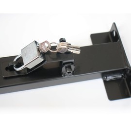 ELELLAGERY Trimmer Racks for Open Trailers Weedeater Rack Lockable Weed Eater Racks for Open Trailer Landscape Truck Holder Lawn Equipment Accessories with 4 Locks