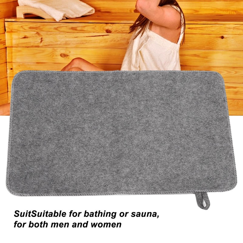 Felt Sauna Mat, Water Absorption, Heat Insulation, Durable Felt Material,
