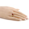 Gem Stone King 2.06 Cttw Oval 8X6MM Red Created Ruby