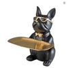 Bulldog Statue with Storage Tray for Keys and Jewelry –