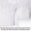 CRJHNS Chef Apron and Hat set, Chef Hat with Hook