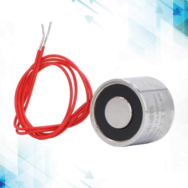 Electromagnet Solenoid Pure Iron Mini Round Suction Cup Electric Lifting