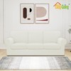 Easy-Going 7 Pieces Stretch Couch Cover Washable Sofa Cover Set