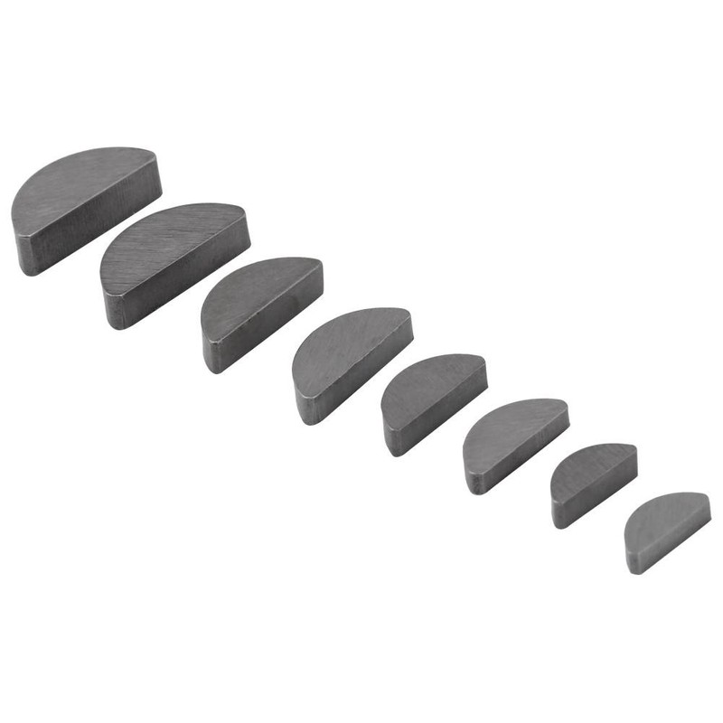 Woodruff Fasteners Key, 80pcs Metal Woodruff Keys Assortment Kit Set
