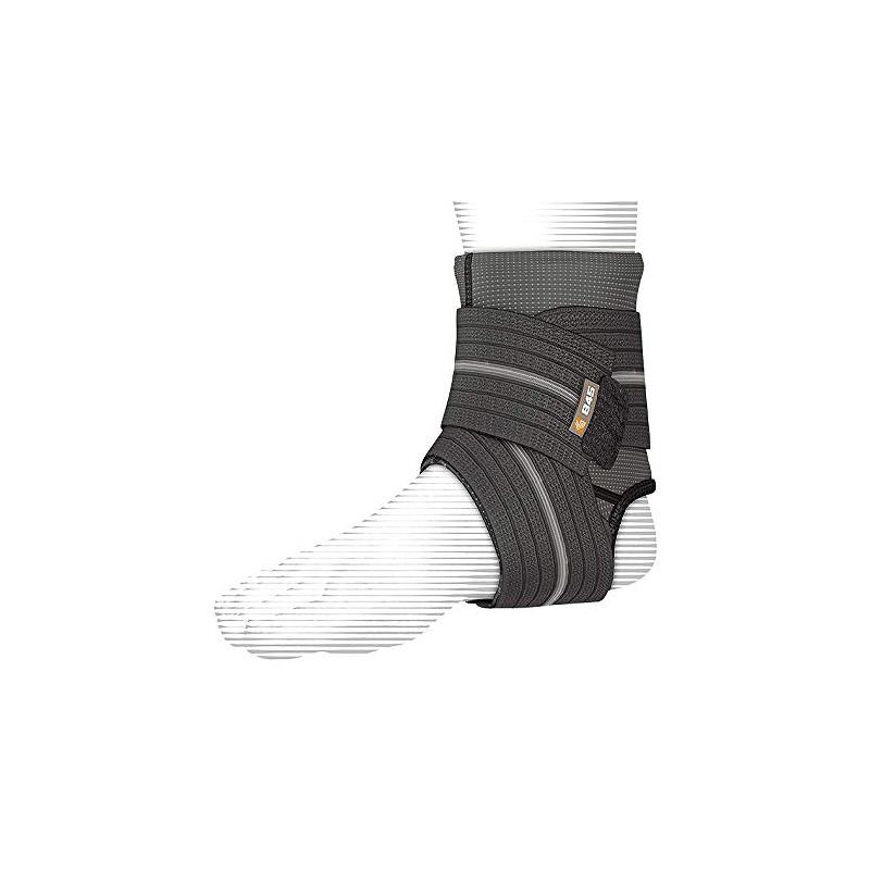 Shock Doctor Unisex - Adult Ankle Brace 845 Black XL