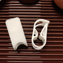 10Pcs White Plastic Tubing Clamps 1/4" - 1/2" Adjustable Tube Clamp Laboratory Pinch Valve Flow Control Hose Clamp for Beer Bottle and Infusion Bottle, Lab Instruments and Equipment, Pipe Clamp Tools