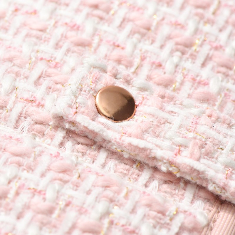 Francfranc Franc Tweed Makeup Brush Set Pink