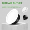 SIGANDG Round Ventilation Grille, ABS Adjustable Ventilation Cover, 75 mm
