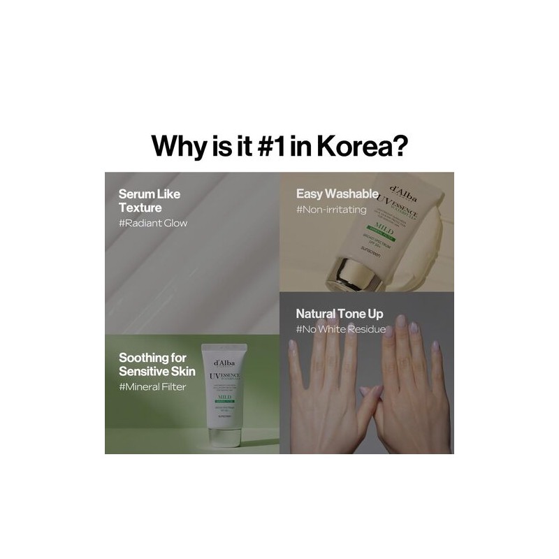 d'Alba [d'Alba]Waterfull Mild Sun Cream 50ml